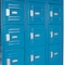 Global Industrial Six Tier Locker, 12x15x12, 18 Door, Unassembled, Blue 652057BL - alternate 7